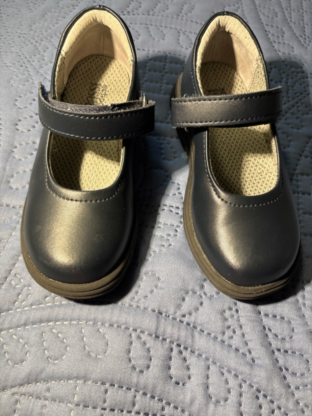School Issue Prodigy Girls Mary Jane Shoes Black Leather Size 9.5